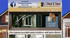 Desktop Screenshot of ljnealandsons.com